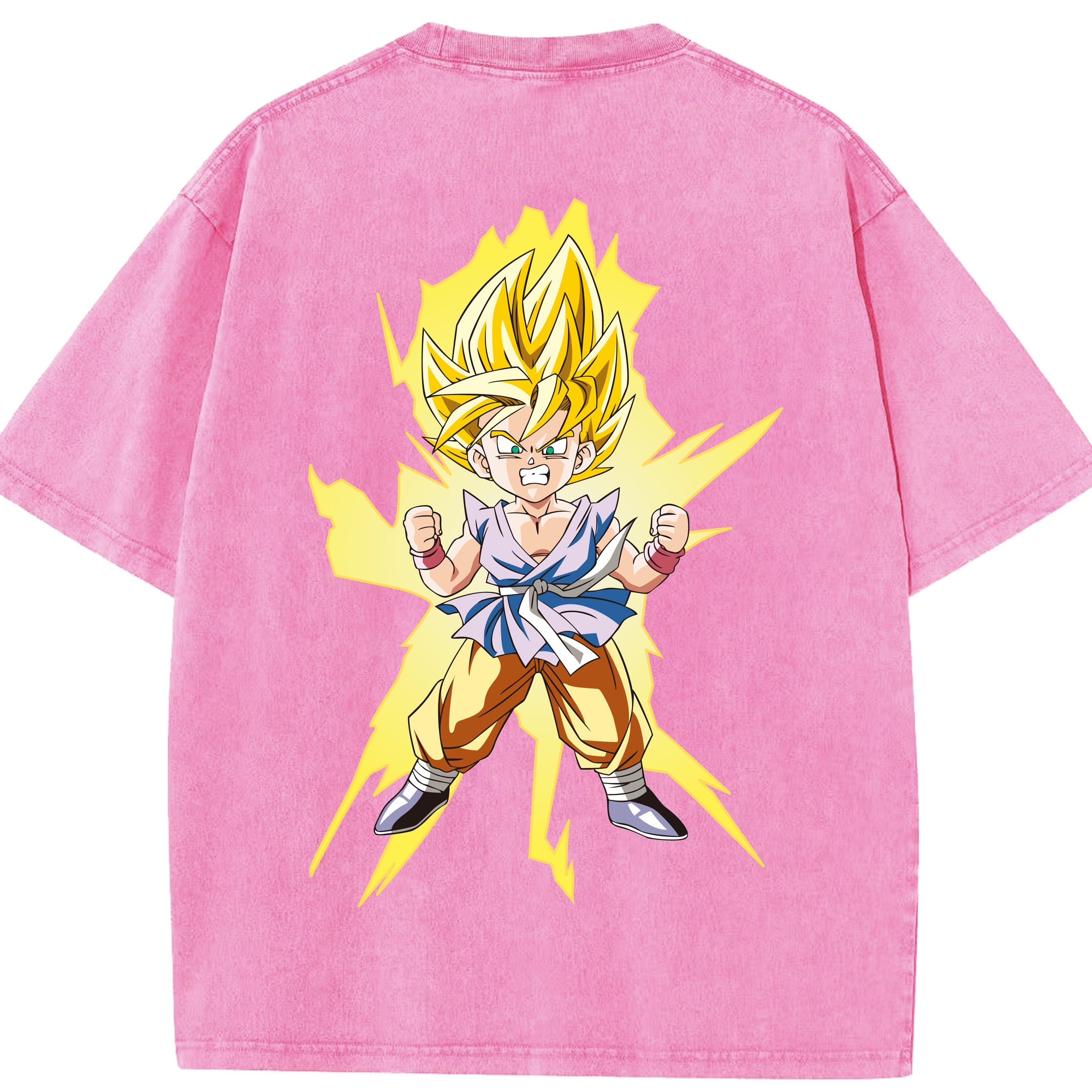 （画像用） ドラゴンボール ベジット DRAGON BALL Vegetto 綿100% ヴィンテージ風 半袖Tシャツ（背面プリント）
